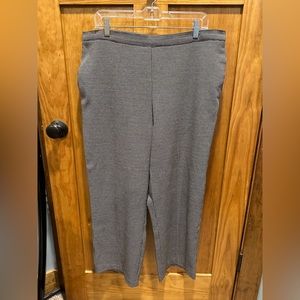 Alfred Dunner Knit Pull On Straight Leg Pants 18 Petite